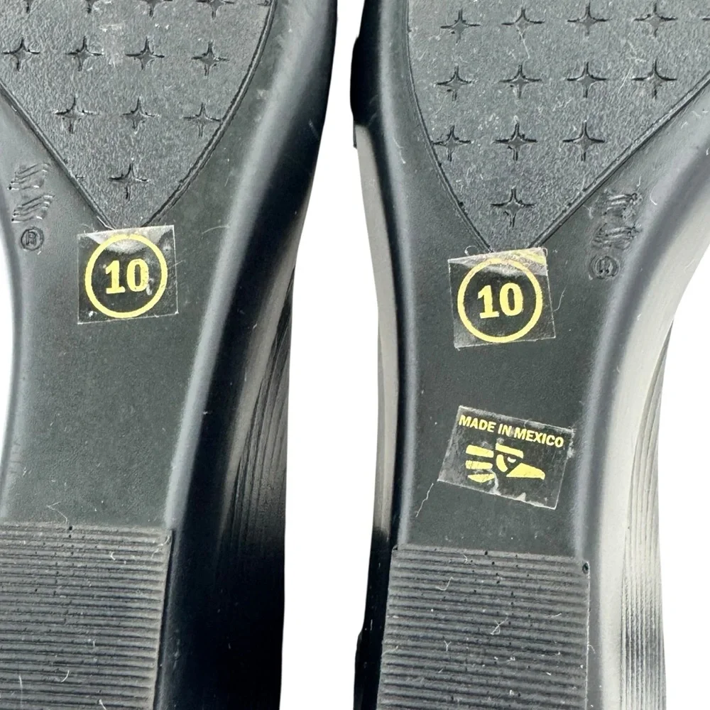 Women’s Charleston Shoe Co Size 10 Black Justice Strappy Wedge Sandals Shoes